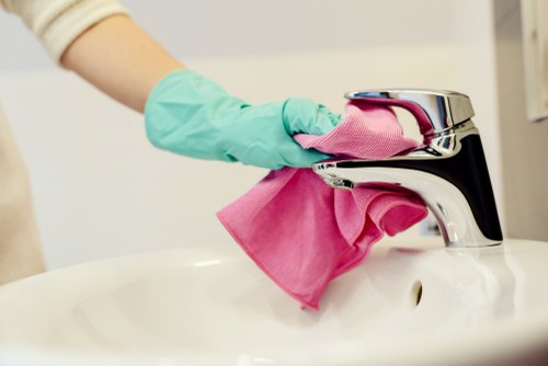 Deep cleaning treatment for a carpet in W8