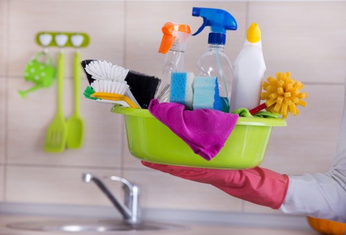 Local cleaners preparing a W8 property for inspection