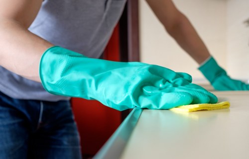 Commercial cleaners maintaining an office in W8
