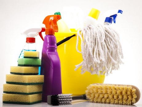 Local cleaner maintaining a W8 townhouse interior