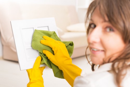 Illustration of ongoing accessibility improvements for a W8 cleaning service